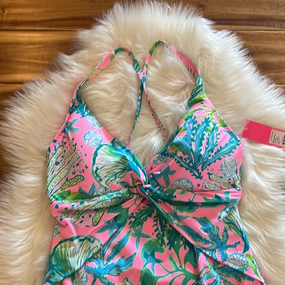 Lilly Pulitzer Malvie One Piece Swimsuit Size 14 NWT - Picture 5 of 10